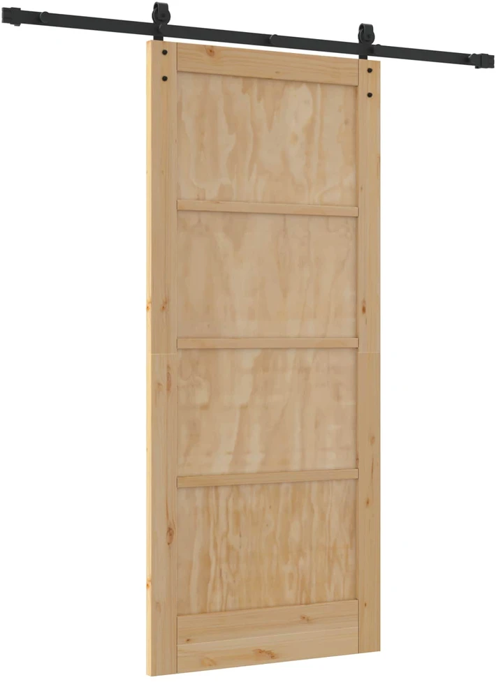 Slankios durys 86 x 198,5 cm Pušies medienos masyvas