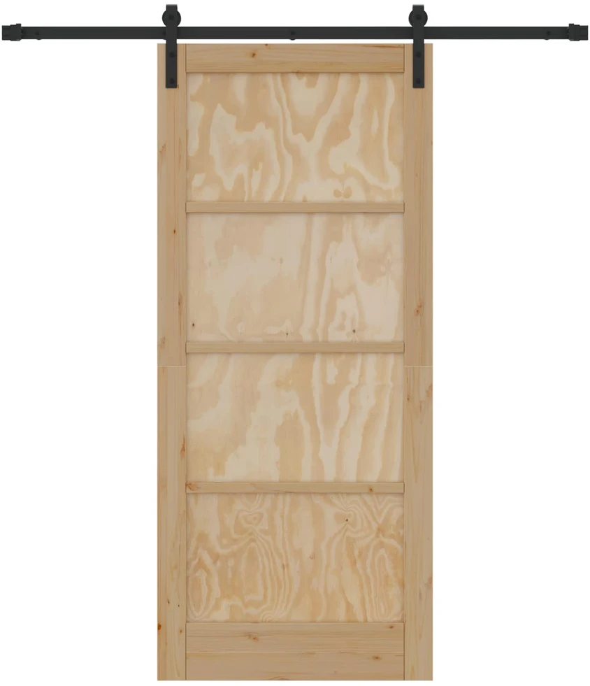 Slankios durys 86 x 198,5 cm Pušies medienos masyvas