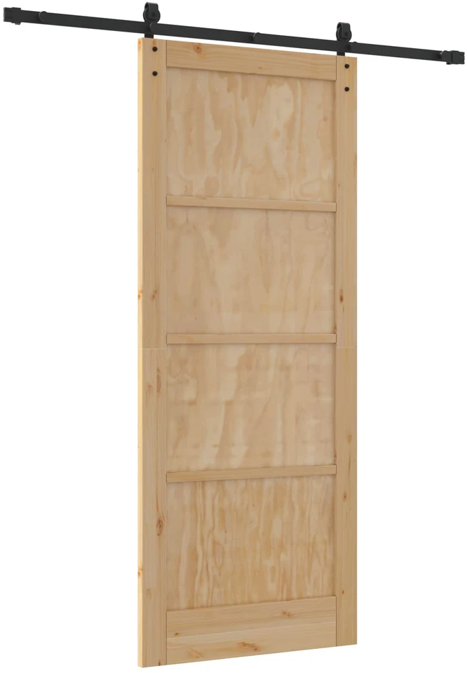 Slankios durys 86 x 211 cm Pušies medienos masyvas