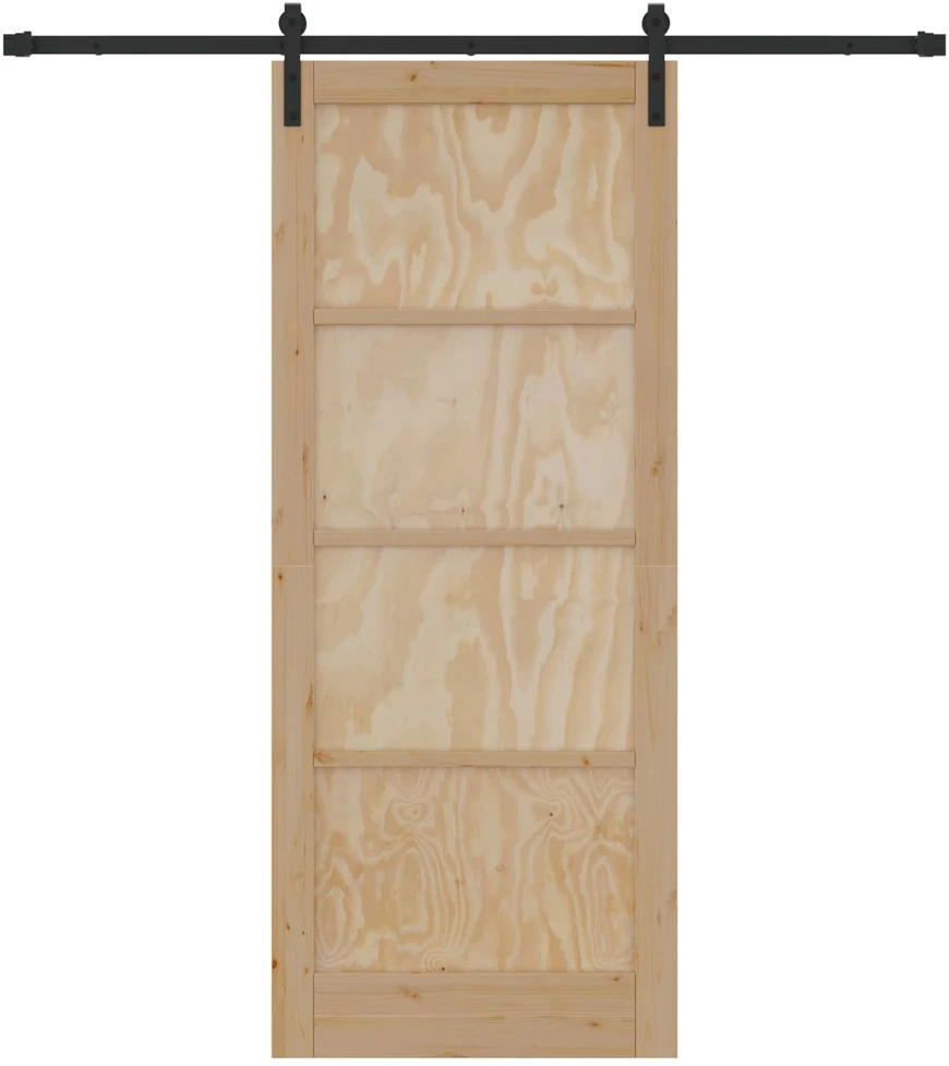 Slankios durys 86 x 211 cm Pušies medienos masyvas