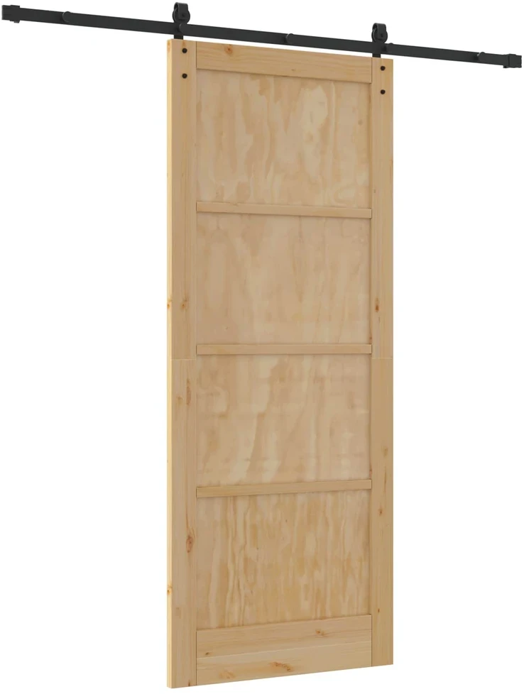 Slankios durys 86 x 211 cm Pušies medienos masyvas