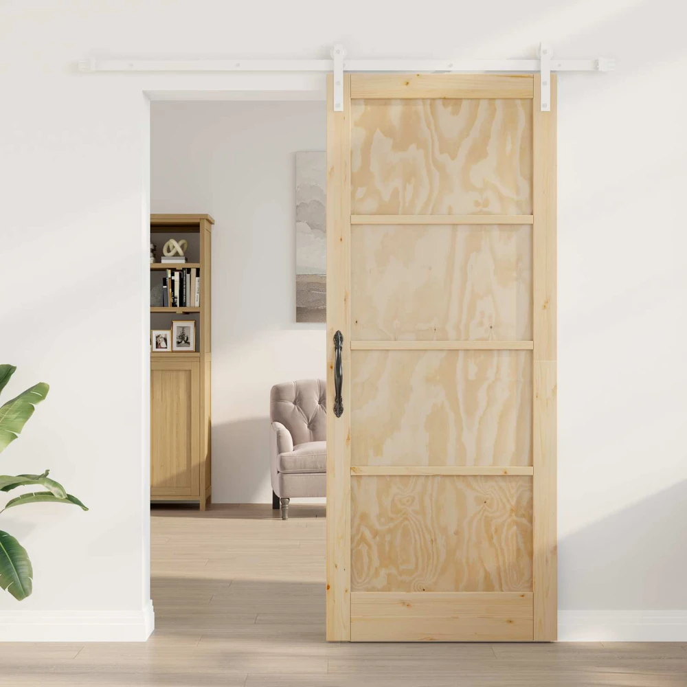 Slankios durys 86 x 211 cm Pušies medienos masyvas