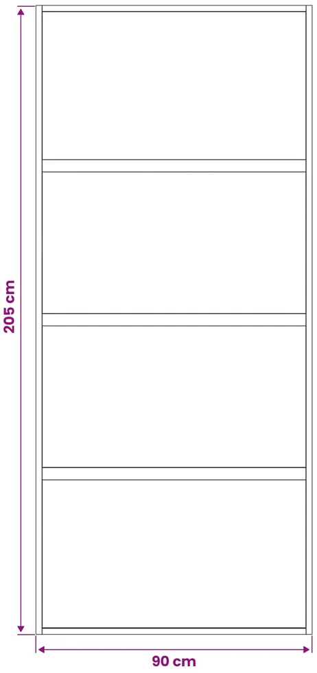 Slankios durys 90 x 205 cm Grūdintas stiklas ir aliuminis