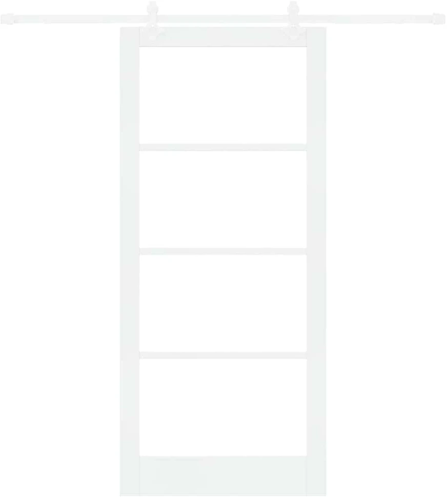 Slankios durys 93 x 211 cm Tvirtos pušies mediena ir stiklas