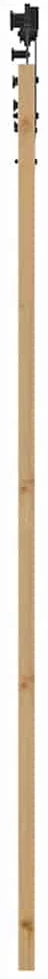 Slankios durys 93 x 211 cm Tvirtos pušies mediena ir stiklas