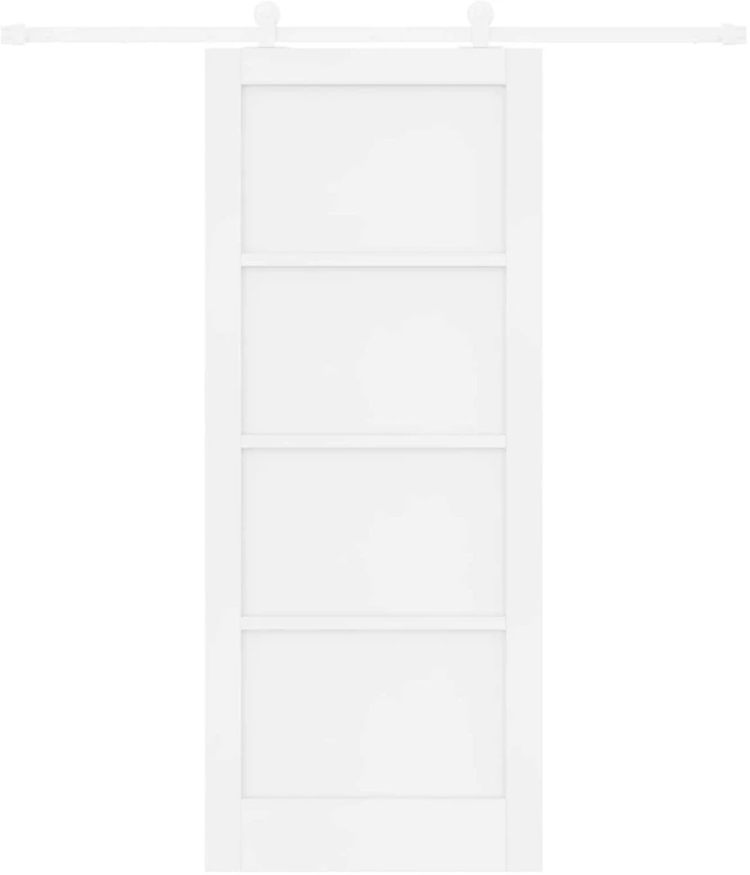 Slankios durys Balta 83 x 202 cm Pušies medienos masyvas