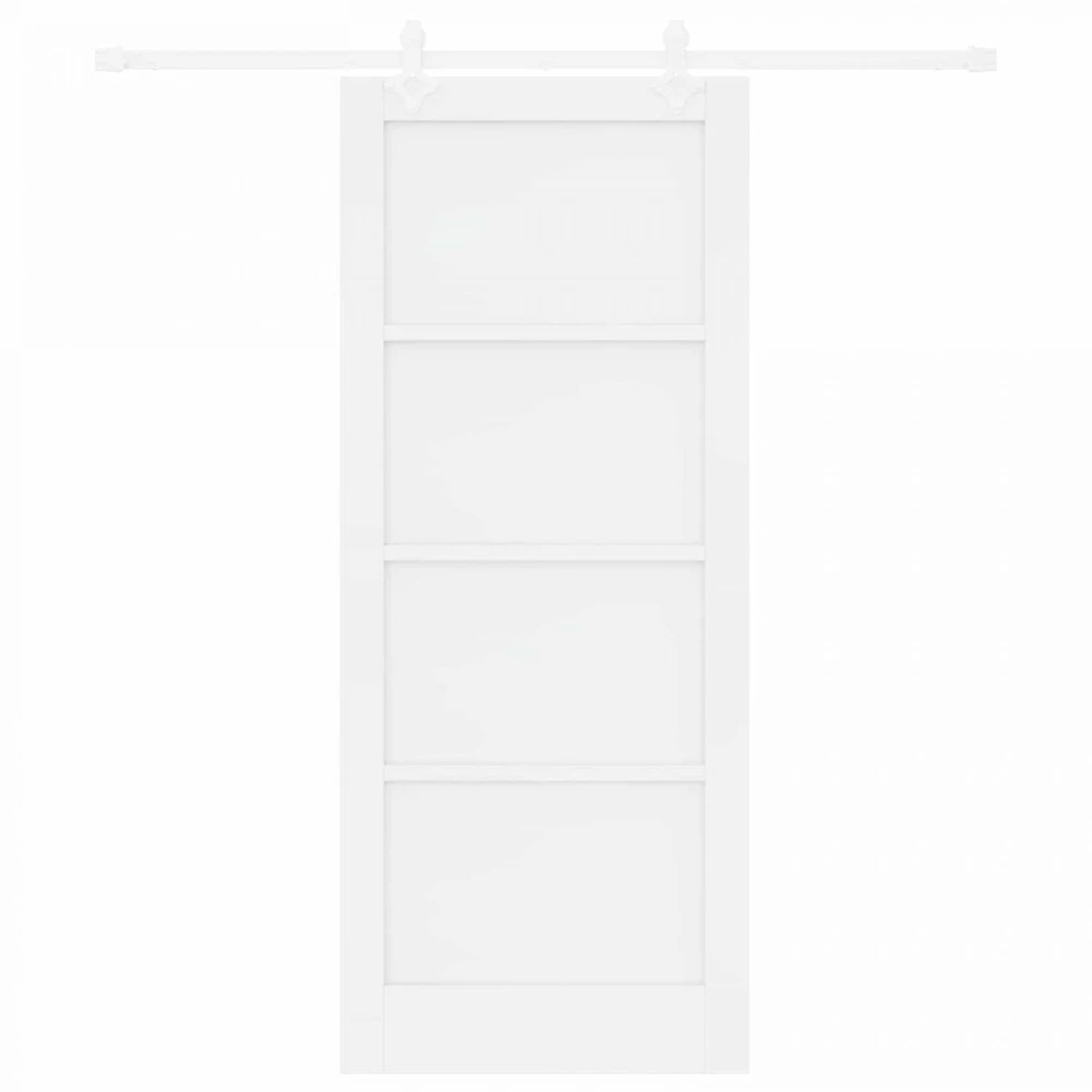 Slankios durys Balta 83 x 202 cm Pušies medienos masyvas