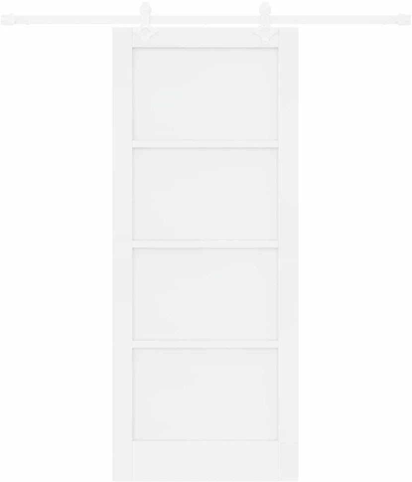 Slankios durys Balta 83 x 202 cm Pušies medienos masyvas
