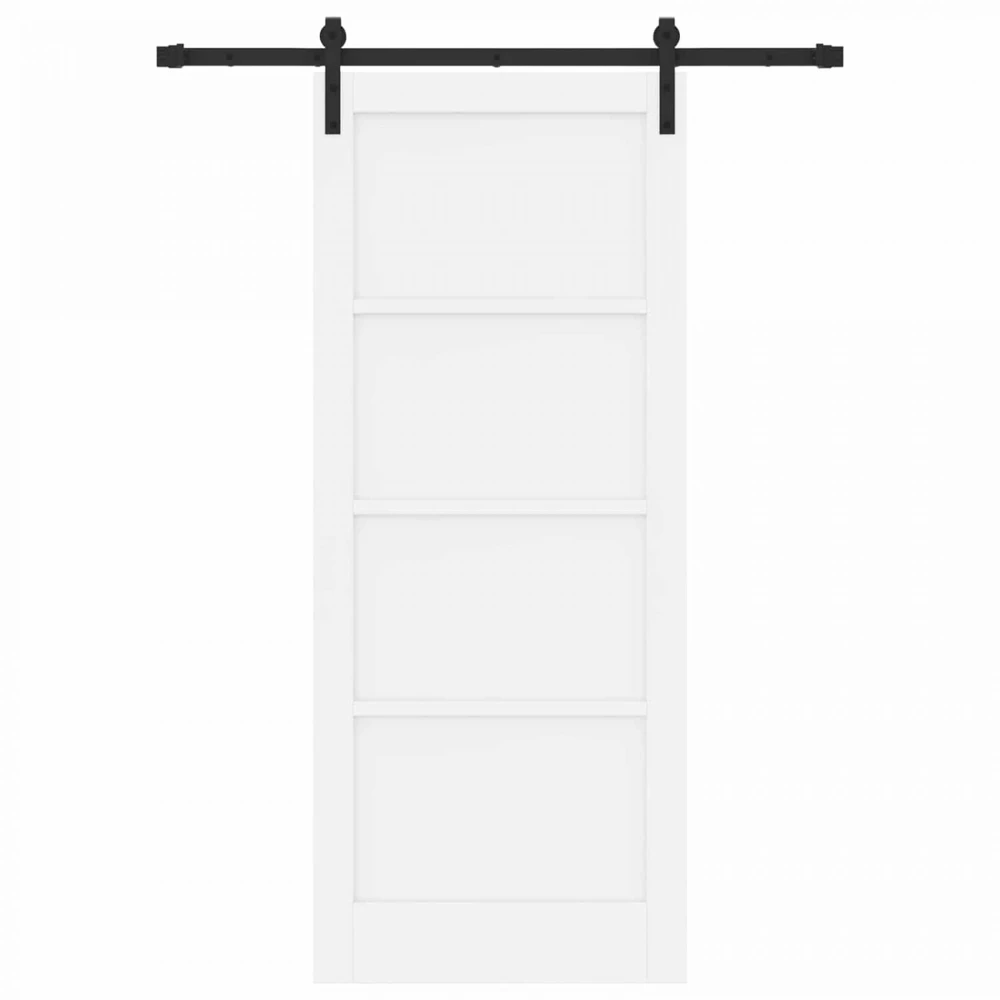 Slankios durys Balta 83 x 202 cm Pušies medienos masyvas