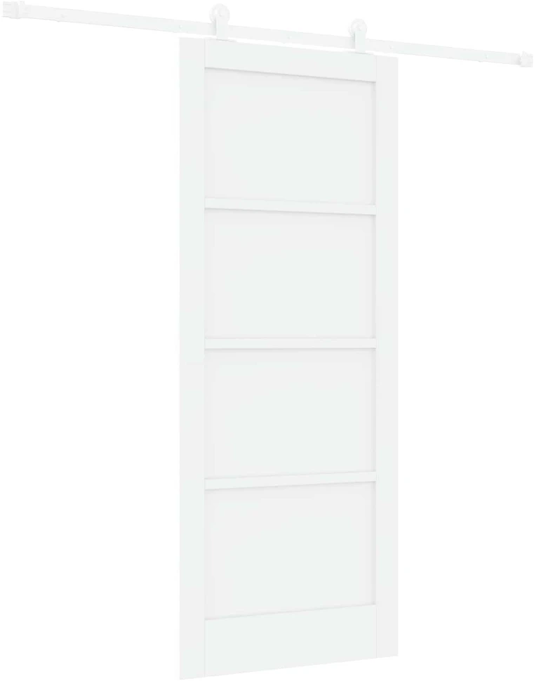 Slankios durys Balta 83 x 202 cm Pušies medienos masyvas