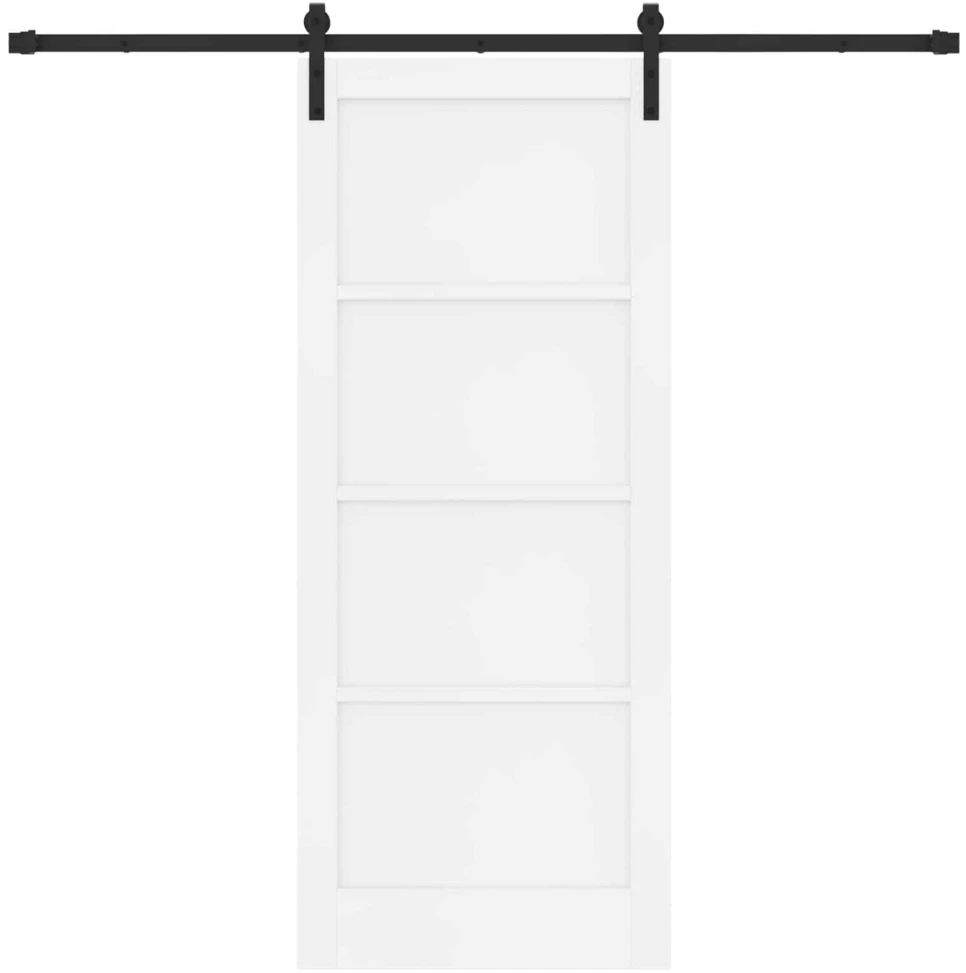Slankios durys Balta 83 x 202 cm Pušies medienos masyvas
