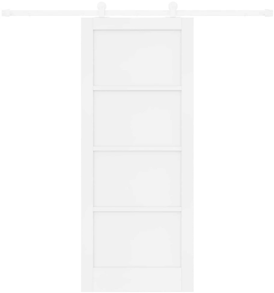 Slankios durys Balta 83 x 202 cm Pušies medienos masyvas