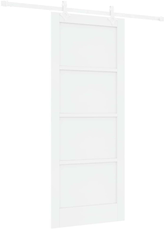 Slankios durys Balta 83 x 202 cm Pušies medienos masyvas