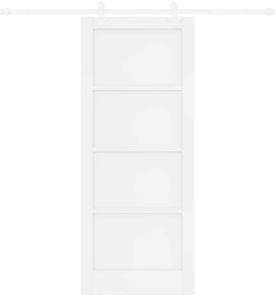 Slankios durys Balta 83 x 202 cm Pušies medienos masyvas