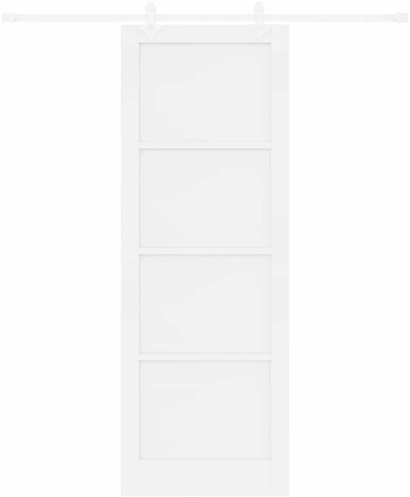 Slankios durys Balta 83 x 232 cm Pušies medienos masyvas