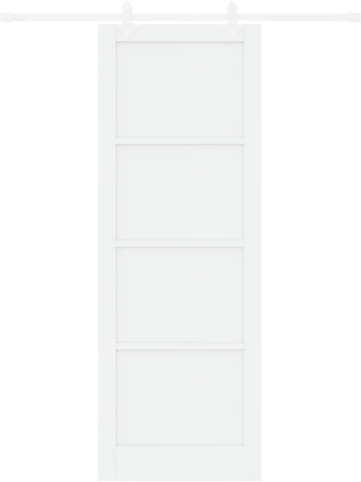 Slankios durys Balta 83 x 232 cm Pušies medienos masyvas