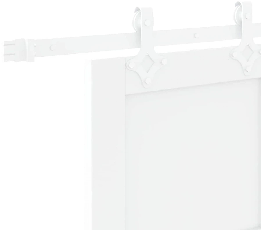 Slankios durys Balta 83 x 232 cm Pušies medienos masyvas