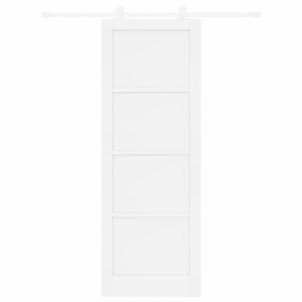 Slankios durys Balta 83 x 232 cm Pušies medienos masyvas