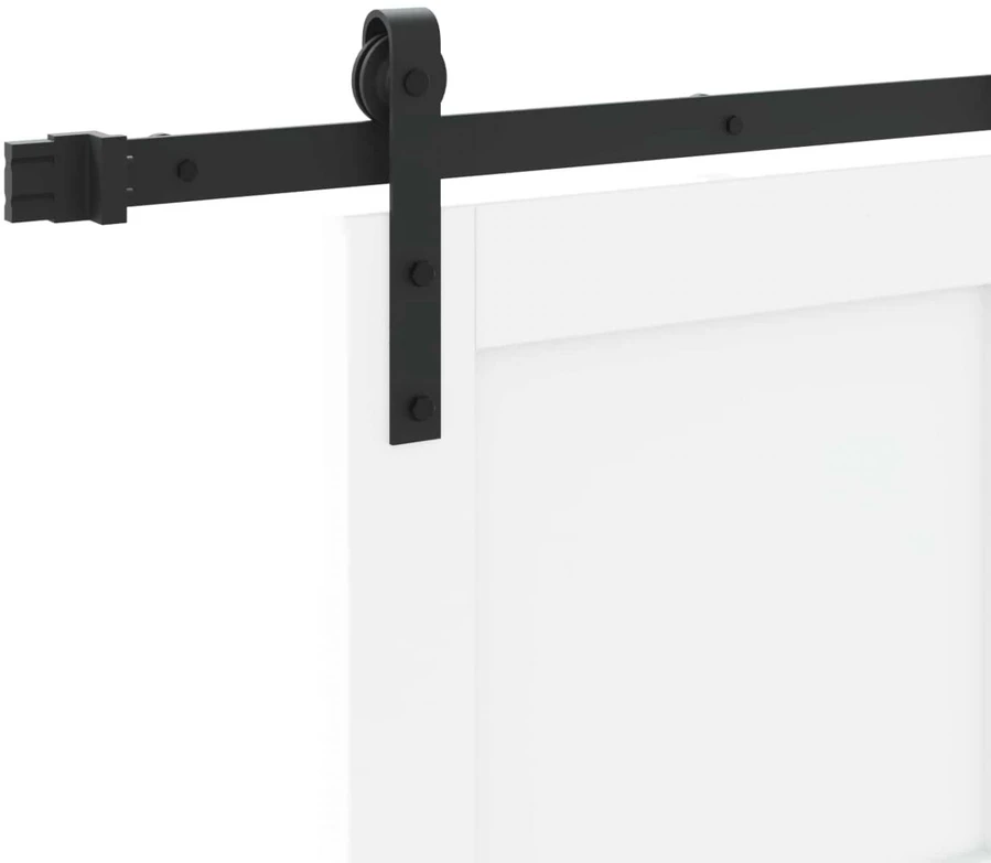 Slankios durys 83 x 232 cm Pušies medienos masyvas Balta