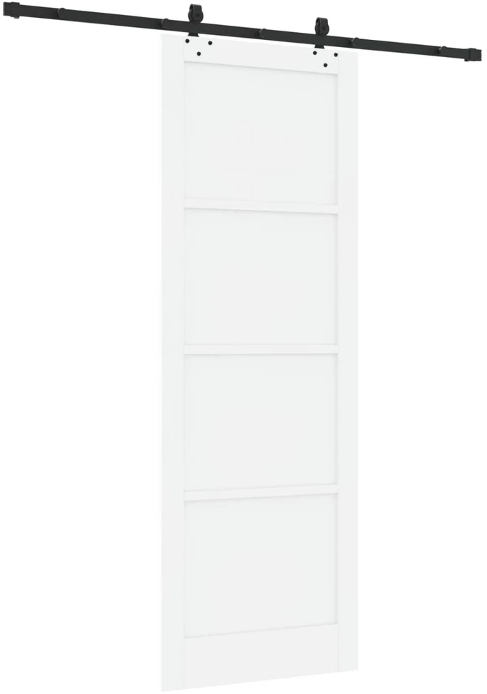 Slankios durys Balta ir juoda 83 x 232 cm