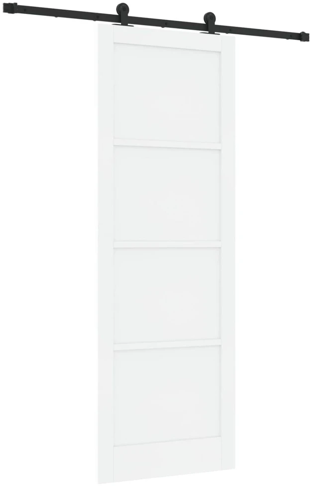 Slankios durys Balta ir juoda 83 x 232 cm