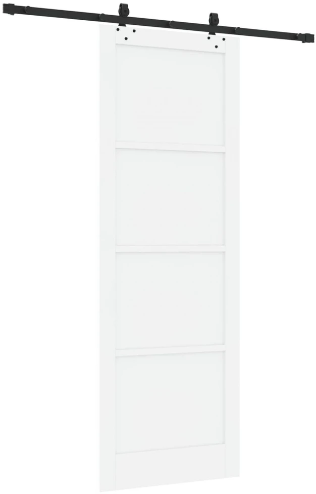 Slankios durys Balta ir juoda 83 x 232 cm