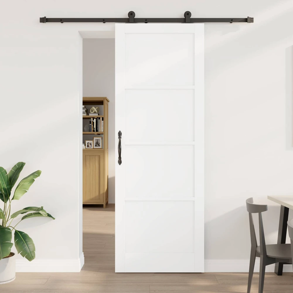 Slankios durys Balta ir juoda 83 x 232 cm