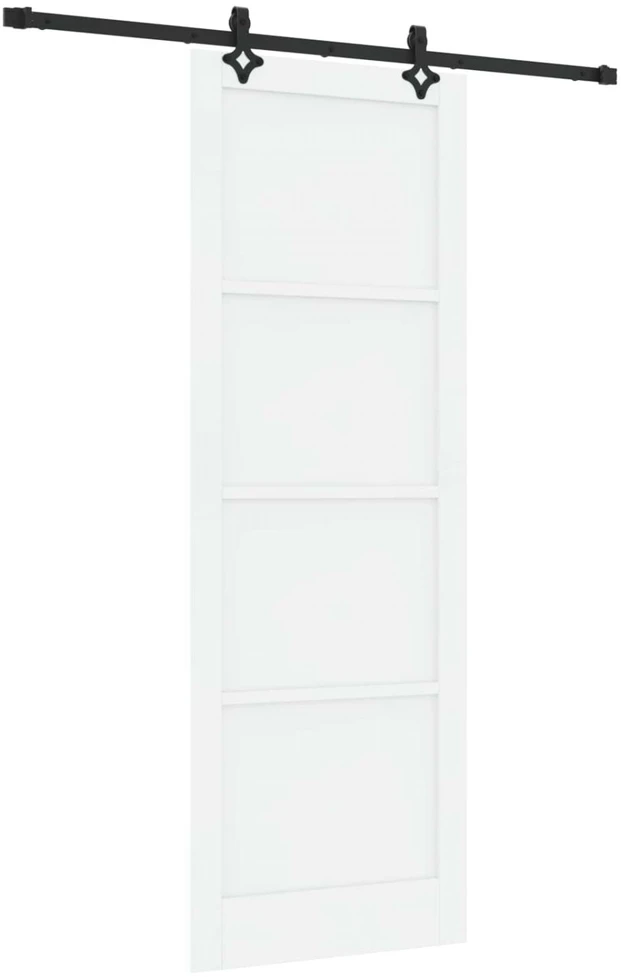 Slankios durys Balta ir juoda 83 x 232 cm