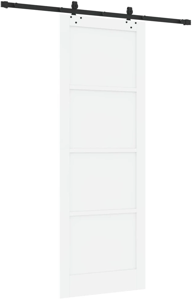 Slankios durys Balta ir juoda 83 x 232 cm
