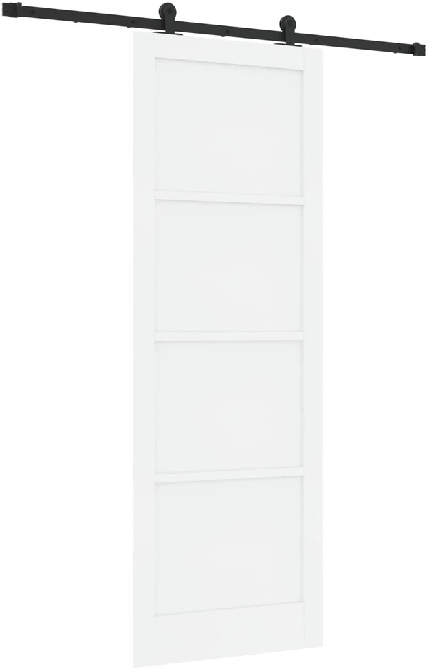 Slankios durys Balta ir juoda 83 x 232 cm