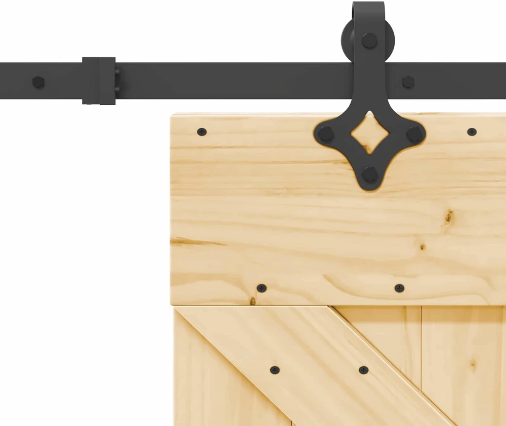 Slankios durys NARVIK 70 x 210 cm (152,5 cm) Natūrali ir juoda