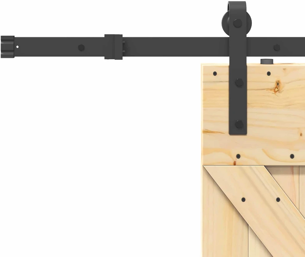 Slankios durys NARVIK 70 x 210 cm (213,5 cm) Natūrali ir juoda
