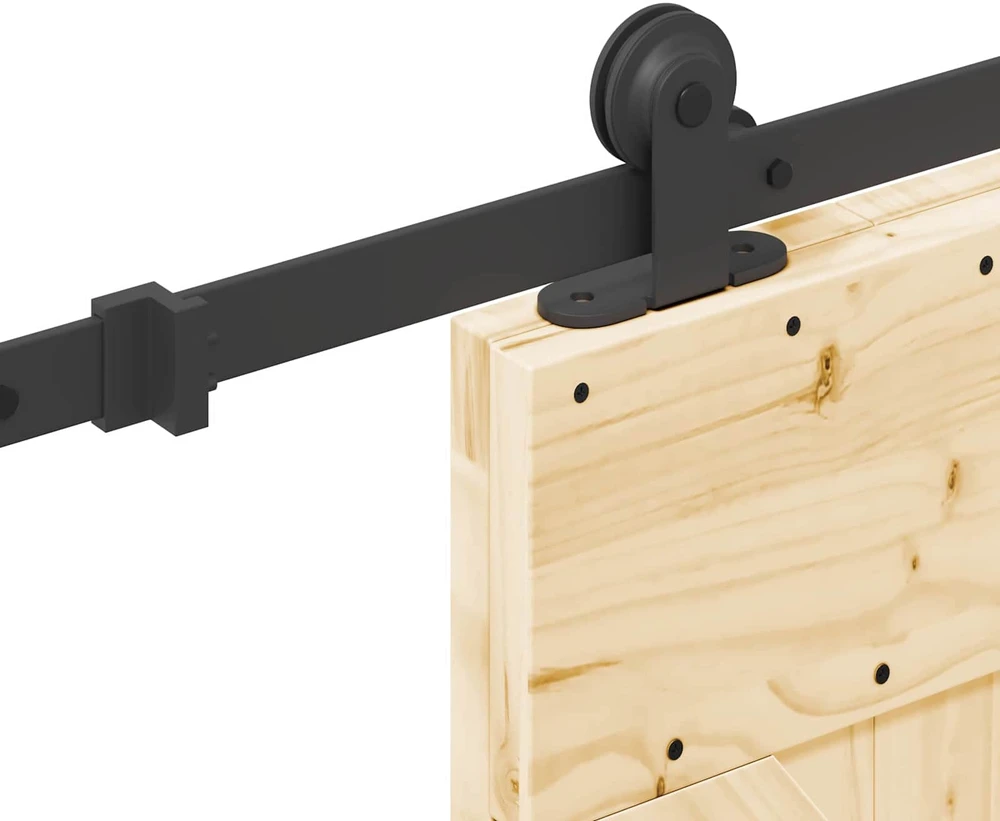 Slankios durys NARVIK 85 x 210 cm (152,5 cm) Natūrali ir juoda