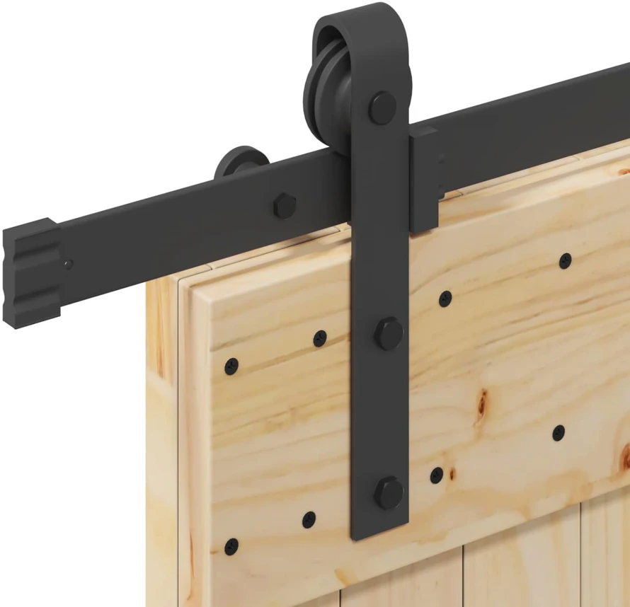 Slankios durys NARVIK 85 x 210 cm (152,5 cm) Natūrali ir juoda