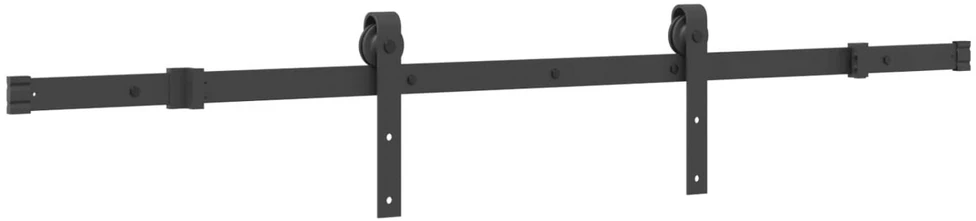 Slankios durys NARVIK 85 x 210 cm (152,5 cm) Natūrali ir juoda