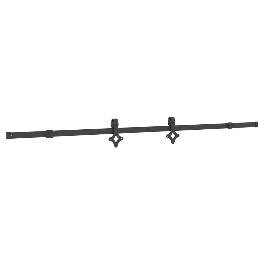 Slankios durys NARVIK Natūrali ir juoda 100 x 210 cm (213,5 cm)