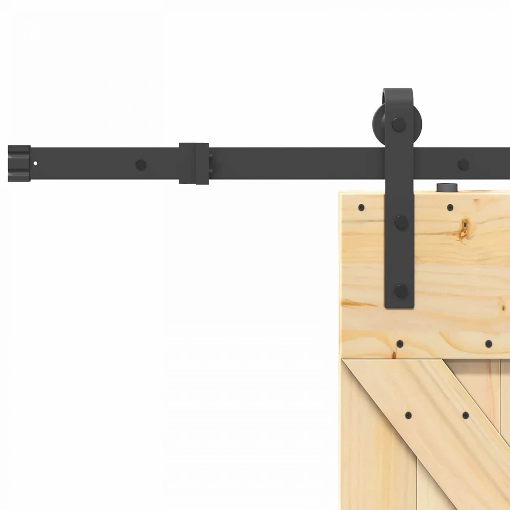 Slankios durys NARVIK 85 x 210 cm (152,5 cm) Natūrali ir juoda