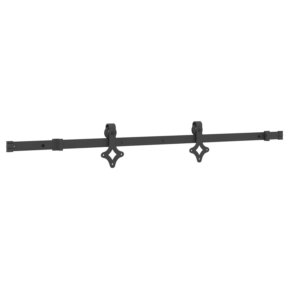 Slankios durys NARVIK Natūrali ir juoda 80 x 210 cm (152,5 cm)
