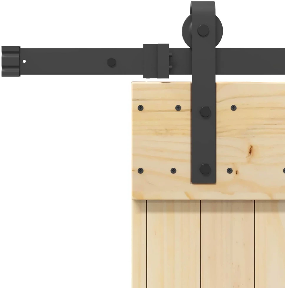 Slankios durys NARVIK 70 x 210 cm (152,5 cm) Natūrali ir juoda