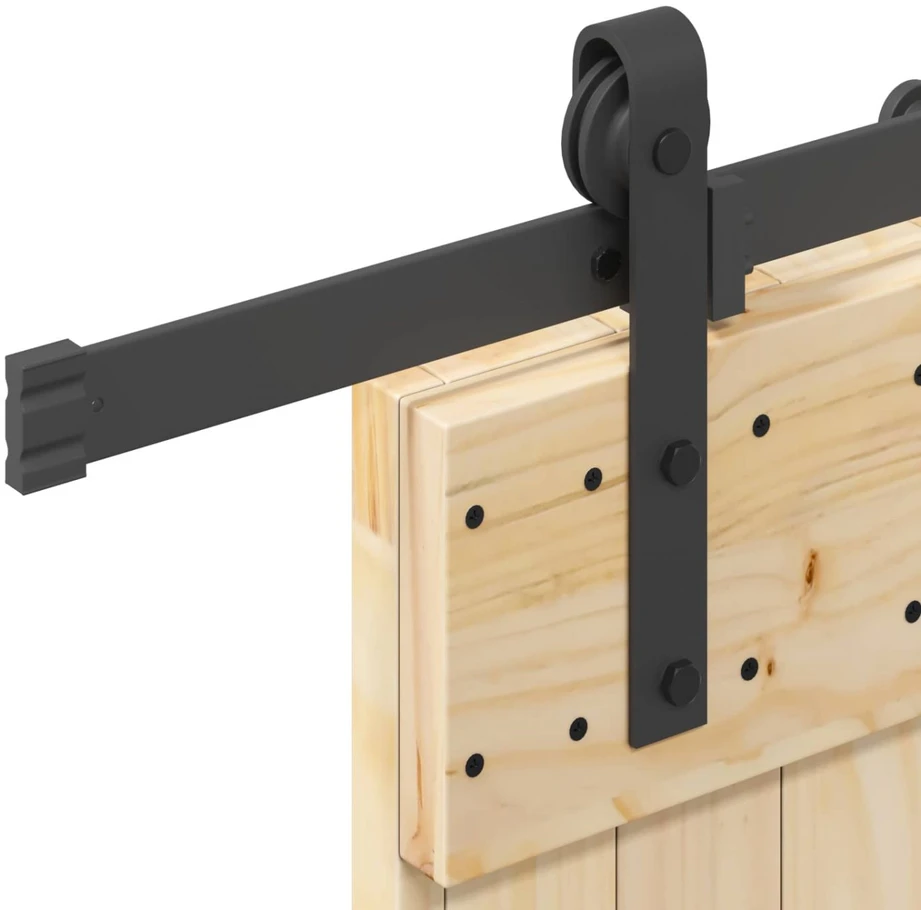 Slankios durys NARVIK 70 x 210 cm (213,5 cm) Natūrali ir juoda