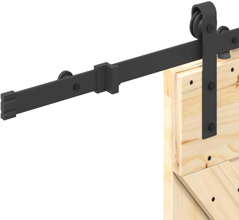 Slankios durys NARVIK 70 x 210 cm (152,5 cm) Natūrali ir juoda