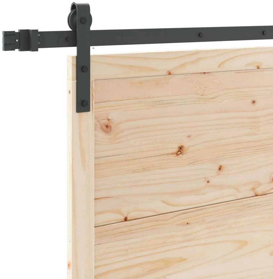 Slankios durys Natūrali 100 x 208 cm Pušies medienos masyvas