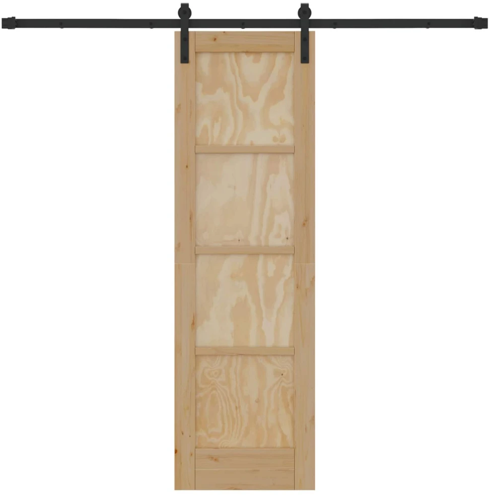 Slankios durys Natūrali 61 x 198,5 cm Pušies medienos masyvas