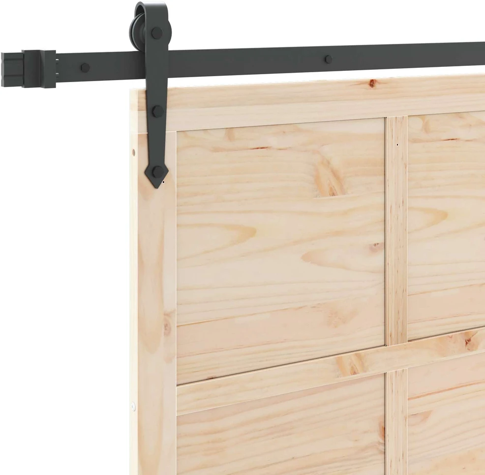 Slankios durys Natūrali 80 x 208 cm Pušies medienos masyvas