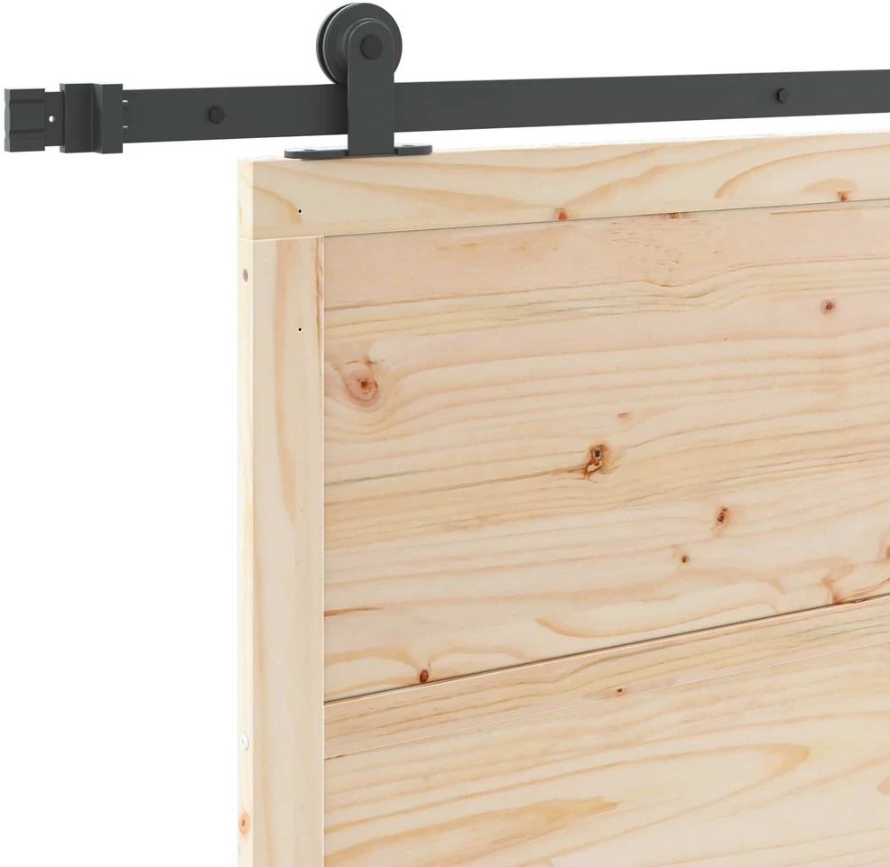 Slankios durys Natūrali 80 x 208 cm Pušies medienos masyvas
