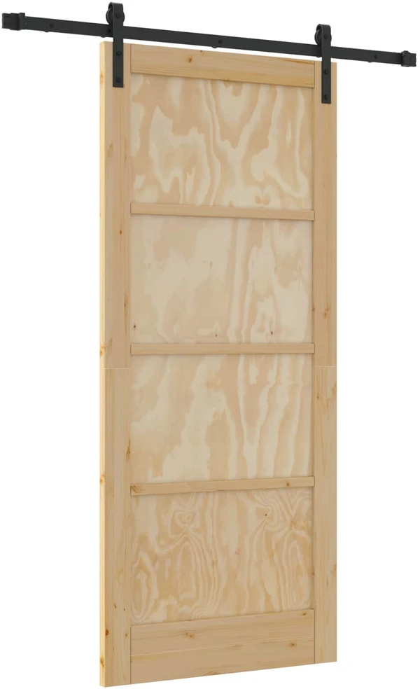 Slankios durys Natūrali 86 x 198,5 cm Pušies medienos masyvas