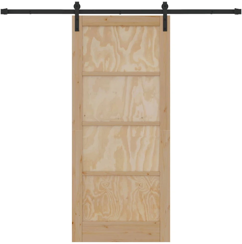 Slankios durys Natūrali 86 x 198,5 cm Pušies medienos masyvas