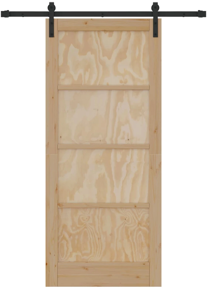 Slankios durys Natūrali 86 x 198,5 cm Pušies medienos masyvas