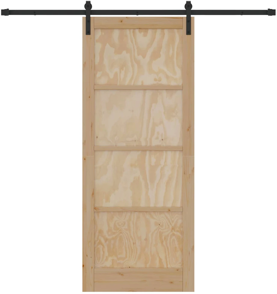 Slankios durys Natūrali 86 x 211 cm Pušies medienos masyvas