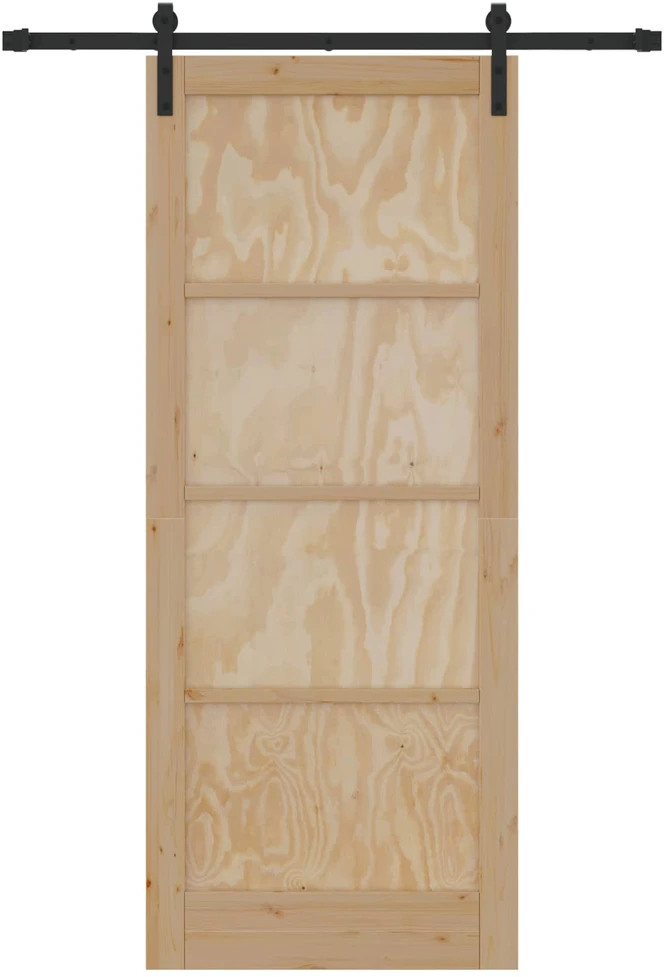 Slankios durys Natūrali 86 x 211 cm Pušies medienos masyvas